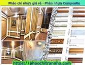 PHÀO CHỈ NHỰA GIÁ RẺ - PHÀO NHỰA COMPOSITE CAO CẤP
