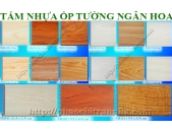 BÁO GIÁ TẤM NHỰA ỐP TƯỜNG MÀU VÂN GỖ