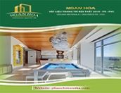THI CÔNG TẤM ỐP TƯỜNG GIẢ GỖ TRONG TRANG TRÍ NỘI THẤT