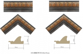 MẪU PHÀO KHUNG TRANH 1054BROWN