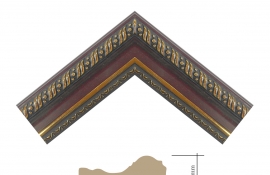 MẪU KHUNG TRANH 179 GOLD BROWN