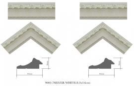 MẪU PHÀO KHUNG TRANH 9002-7SILVER WHITE