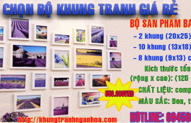 CHỌN BỘ KHUNG TRANH ĐẸP NH9