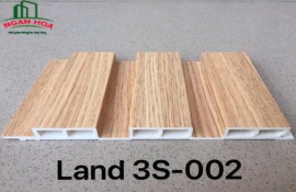 LEN TƯỜNG NHỰA 3S-002 (LAND GỖ NHỰA)