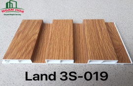 LEN TƯỜNG NHỰA 3S-019 (LAND GỖ NHỰA)