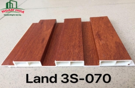 LEN TƯỜNG NHỰA 3S - 070 (LAND GỖ NHỰA)
