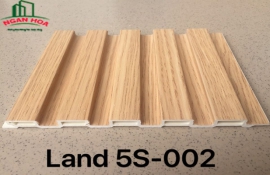 LEN TƯỜNG NHỰA 5S - 002 (LAND GỖ NHỰA)