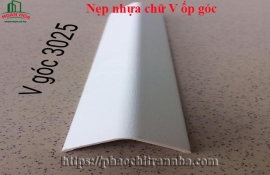 NẸP NHỰA CHỮ V GÓC 3025