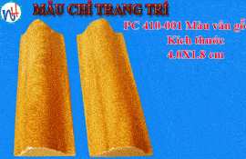 MẪU CHỈ TRANG TRÍ PC 410-001 MÀU VÂN GỖ