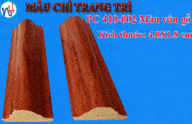 MẪU CHỈ TRANG TRÍ PC 410-002 MẦU VÂN GỖ