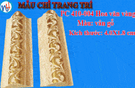 MẪU CHỈ TRANG TRÍ PC 410-004 HOA VĂN VÀNG