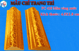 MẪU CHỈ TRANG TRÍ PC 410 VÀNG XƯỚC