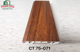PHÀO LEN CHÂN TƯỜNG PVC CT75-071